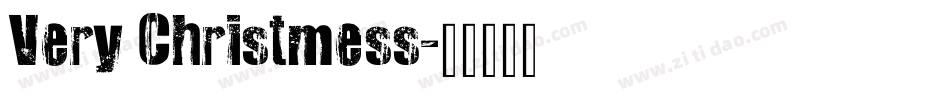 Very Christmess字体转换